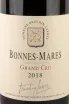Этикетка Bonnes-Mares Grand Cru Domaine Drouhin-Laroze 2018 0.75 л