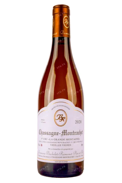 Вино Domaine Bachelet-Ramonet Chassagne-Montrachet 1er Cru Pere et Fils La Grande Montagne 2020 0.75 л