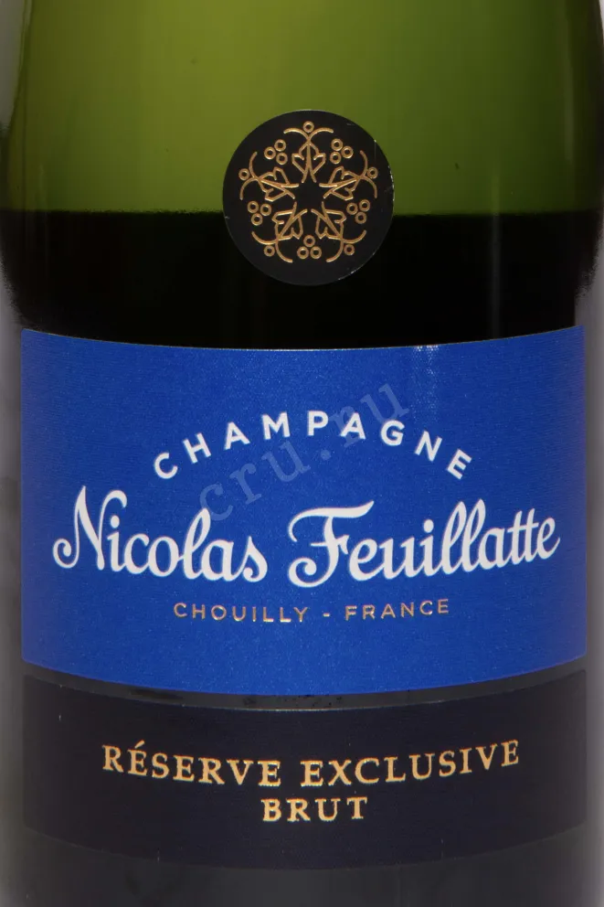 Этикетка Nicolas Feuillatte Reserve Exclusive Brut in gift box 2018 0.75 л