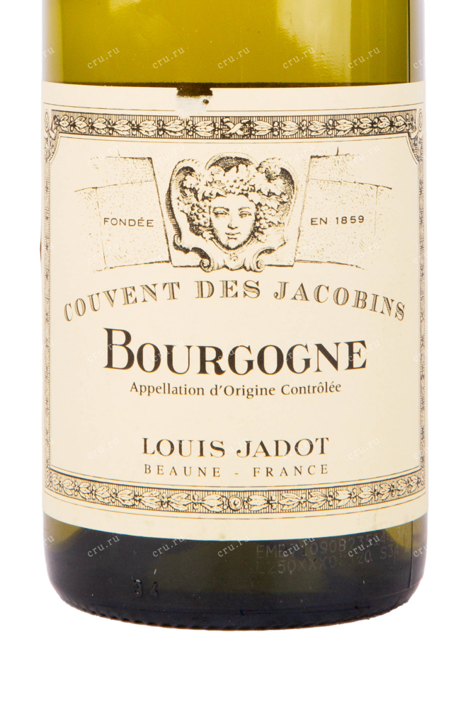 Этикетка вина Louis Jadot Bourgogne Couvent des Jacobins 0.75 л