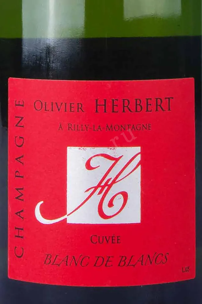 Этикетка Olivier Herbert Cuvee Blanc de Blancs 2017 0.75 л