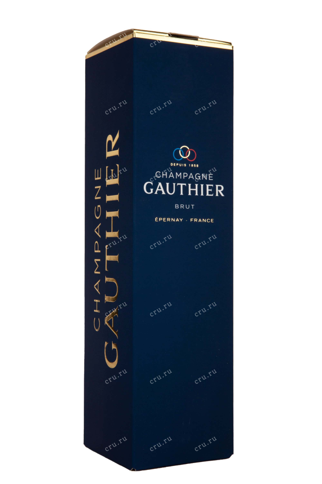Подарочная коробка Gauthier Brut 2018 0.75 л