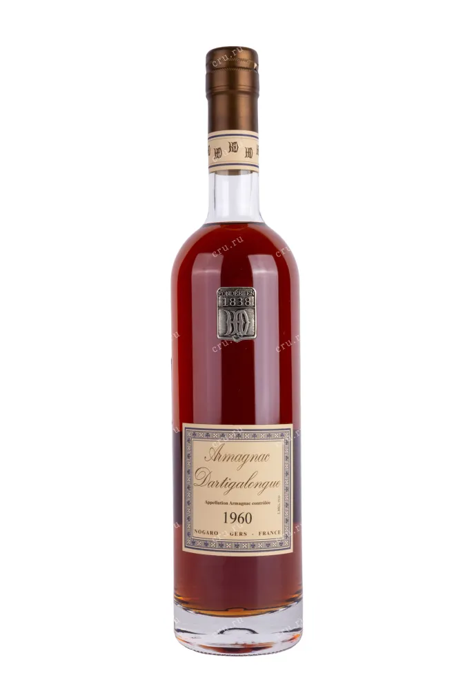 Бутылка Vintage Bas Armagnac Dartigalongue wooden box 1960 0.5 л
