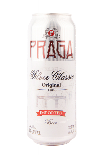 Пиво Praga Silver Classic  0.5 л