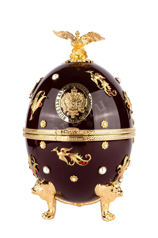 Подарочная коробка Imperial Collection Faberge Super Premium dark red 0.7 л