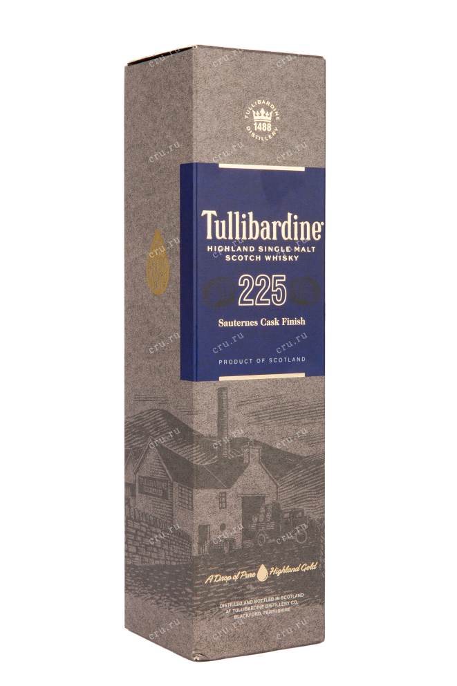 Подарочная коробка виски Туллибардин 225 0.7