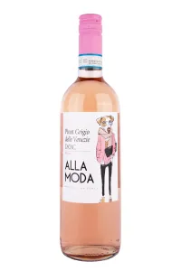Вино Alla Moda Pinot Grigio Rosato delle Venezie 2022 0.75 л