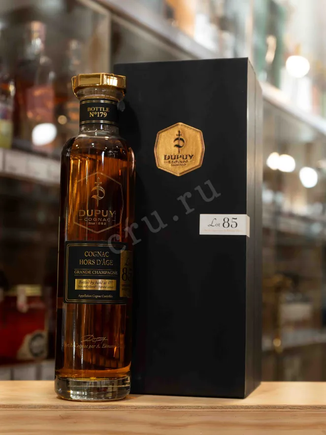 В магазине Крю Профи Dupuy Lot 85 Hors d'Age Grand Champagne AOC in gift box 0.7 л