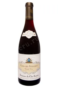 Вино Albert Bichot Domaine Du Clos Frantin Clos De Vougeot Grand Cru 2014 0.75 л