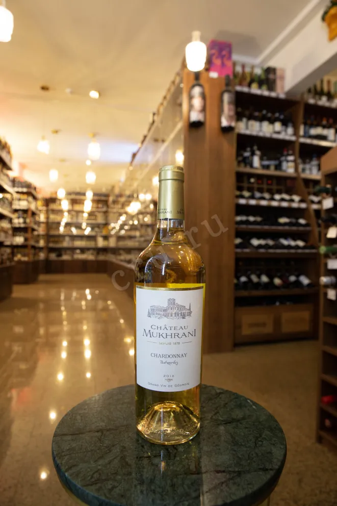 В магазине Крю Профи Chateau Mukhrani Chardonnay 2018 0.75 л