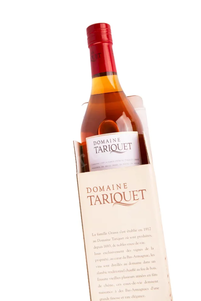 В подарочной коробке Chateau du Tariquet XO 15 years 0.7 л