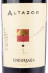Этикетка вина Undurraga Altazor 2016 0.75