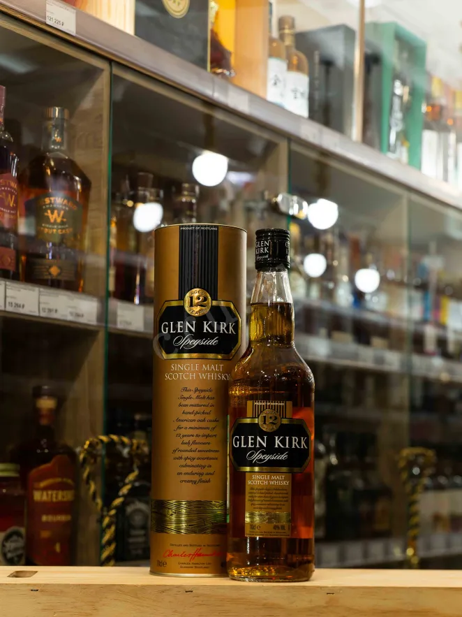 В магазине Крю Профи Glen Kirk 12 Years Speyside in tube 0.7 л