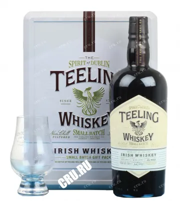 Фото — Виски Teeling Irish Whiskey Blend Gift Pack with 2 Glasses  0.7 л