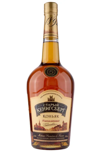Коньяк Старый Кенигсберг 5 лет  1 л