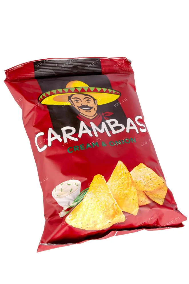 Чипсы Carambas corn Sour cream and onions