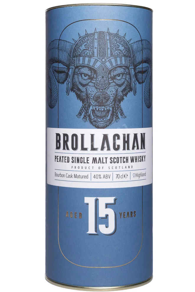 Туба Brollachan Peated 15 Years Old in tube 0.7 л