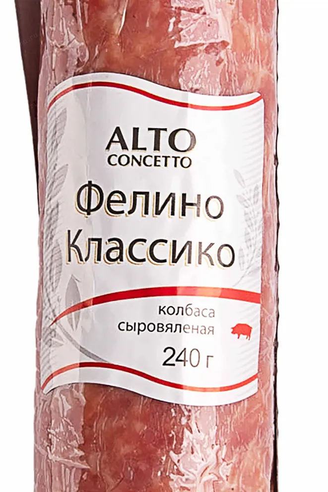 Этикетка Колбаса Alto Concetto Felino Classico