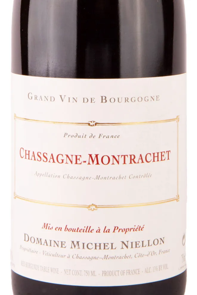 Этикетка Domaine Michel Niellon Chassagne-Montrachet 2017 0.75 л
