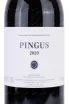 Этикетка Pingus Ribera del Duero wooden box 2020 1.5 л
