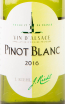 Этикетка вина Julien Riehl Pinot Blanc Alsace AOP 0.75 л