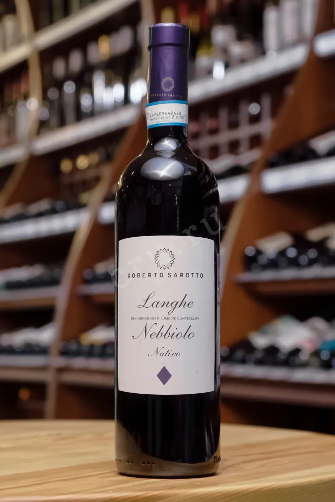 В магазине Крю Профи Roberto Sarotto Nativo Nebbiolo Langhe 2023 0.75 л