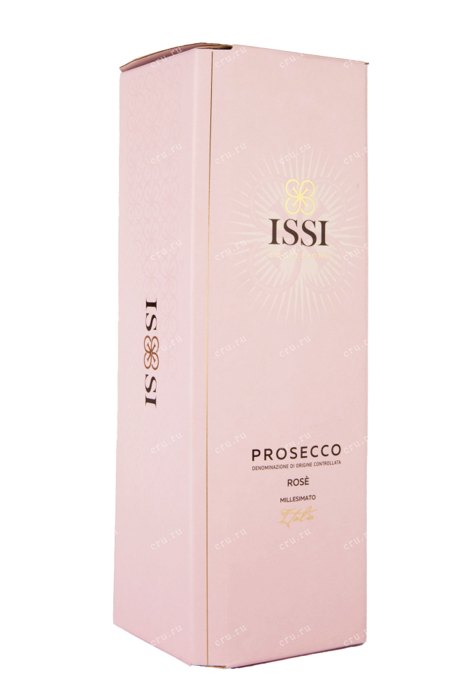 Подарочная коробка Issi Prosecco Rose Millesimato Extra Dry in gift box 2020 0.75 л