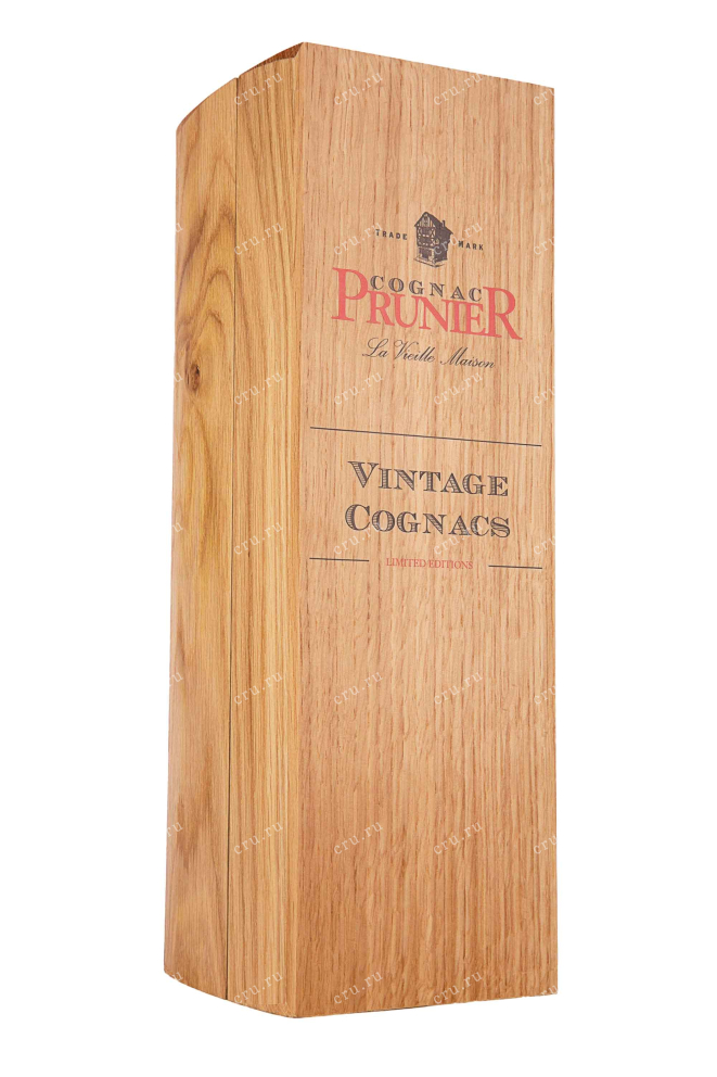 Деревянная коробка Prunier Petite Champagne Vintage 1991 0.7 л