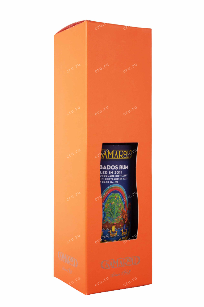 Подарочная коробка Samaroli Barbados in gift box 2011 0.7 л