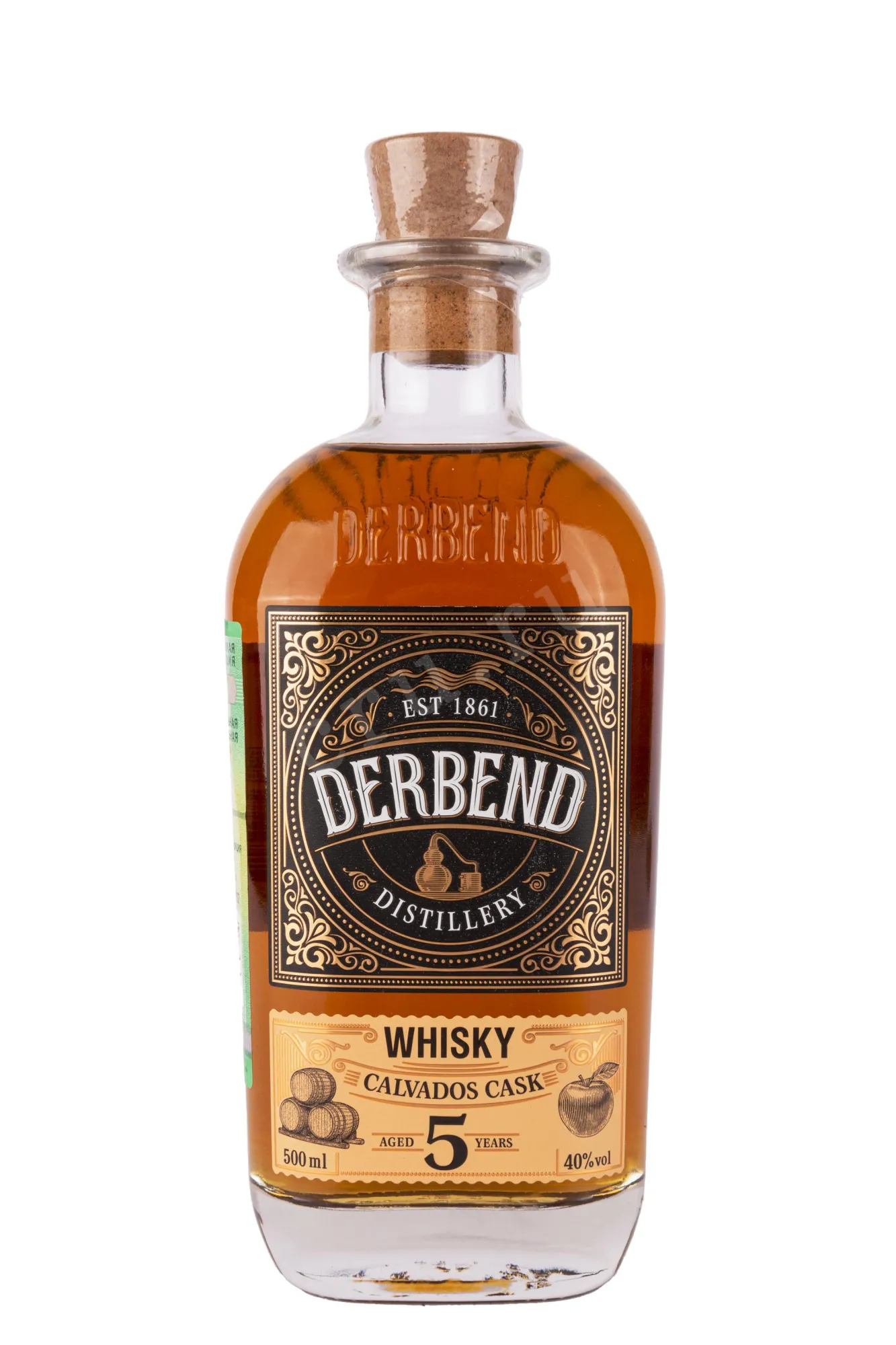 Фото — Виски Derbend Distillerie Calvados Cask 5 years  0.5 л