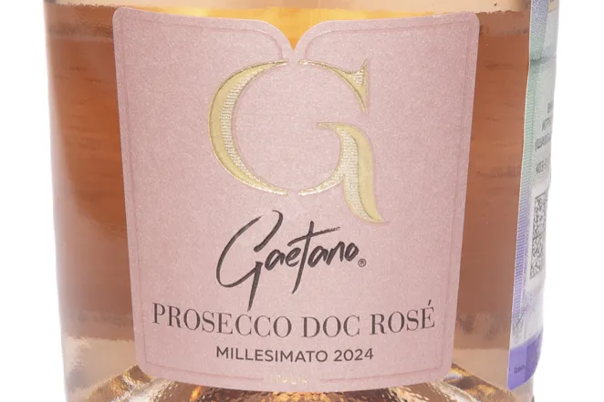 Игристое вино Gaetano Prosecco Rose Millesimato DOC in gift box 2024 0.75 л