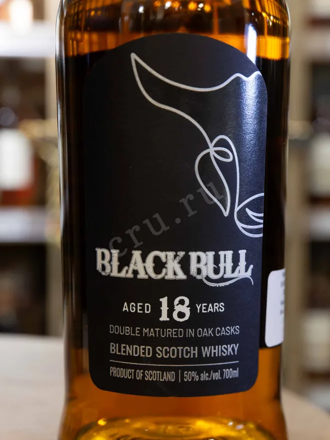 В магазине Крю Профи Black Bull Blended 18 years old with gift box 0.7 л