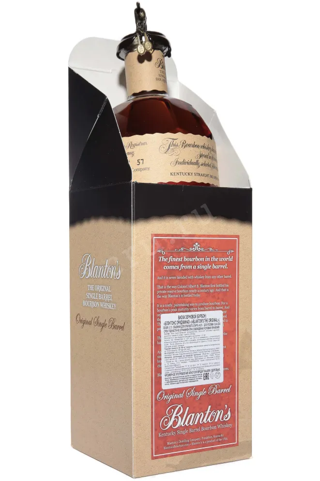 В подарочной коробке Blantons Original 0.7 л