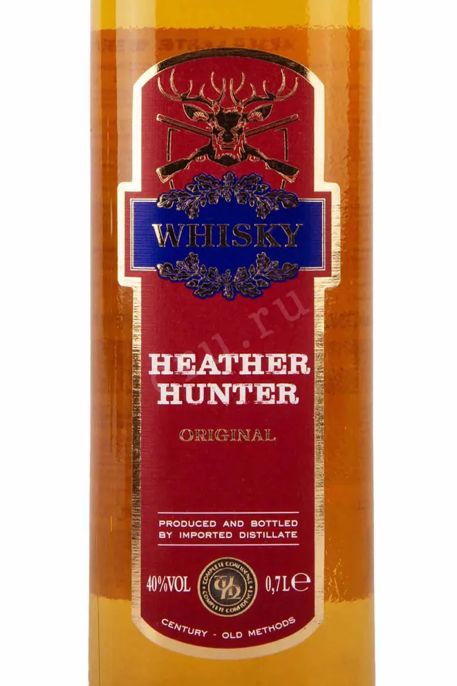 Этикетка Heather Hunter 3 years 0.7 л