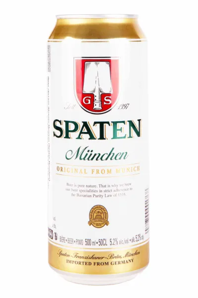Пиво Spaten Munchen in metal can  0.5 л