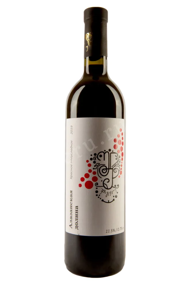 Вино Aguna Alazani Valley Red 2019 0.75 л