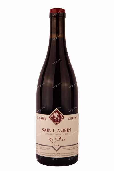 Вино Domaine Derain Saint-Aubin Le Ban 2019 0.75 л