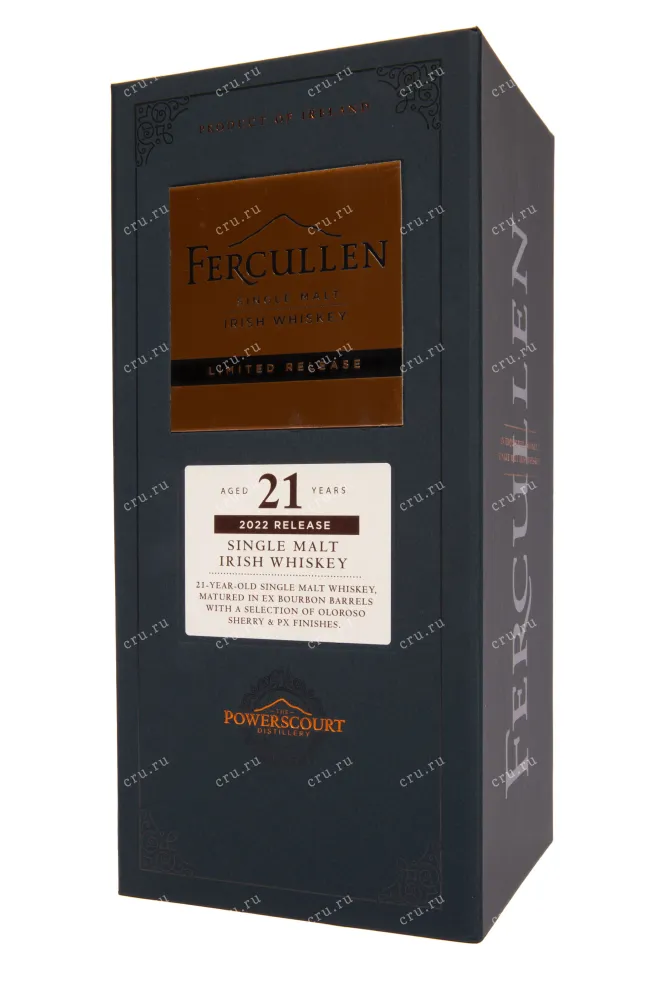 Подарочная коробка Fercullen Single Malt 21 Years Old in gift box 0.7 л