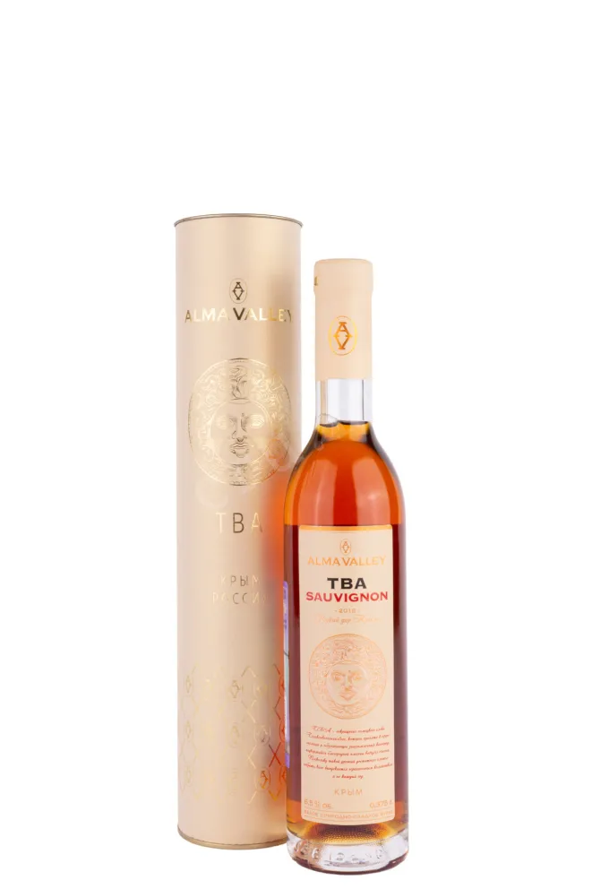 Вино Алма Велли Совиньон ТБА в тубе 2018 0.375 л