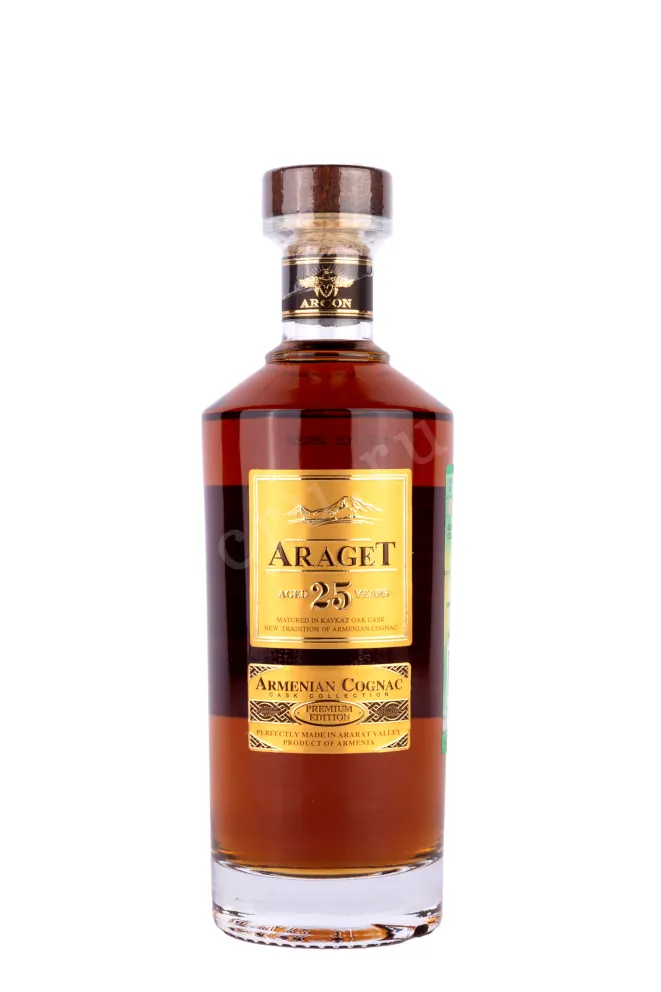Бутылка Коньяк Арагет 25 лет 40% 0,5л в п/у Армения (скидки нет) 0.5 л