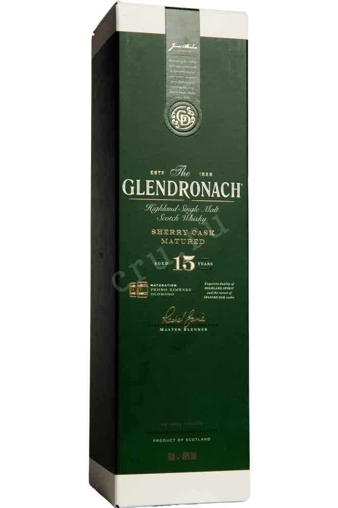 Подарочная коробка Glendronach 15 years in gift box 0.7 л