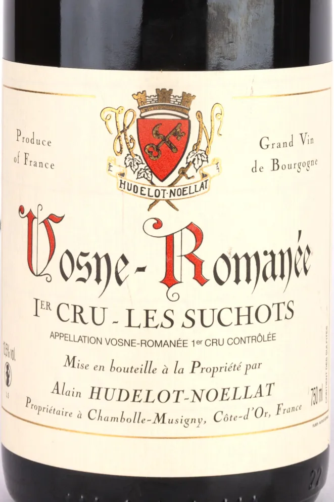 Этикетка Vosne-Romanee 1-er Cru Les Suchots 2018 0.75 л