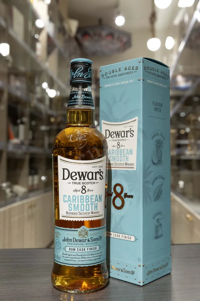 В магазине Крю Профи Dewar's Caribbean Smooth 8 Years Old with gift box 0.7 л