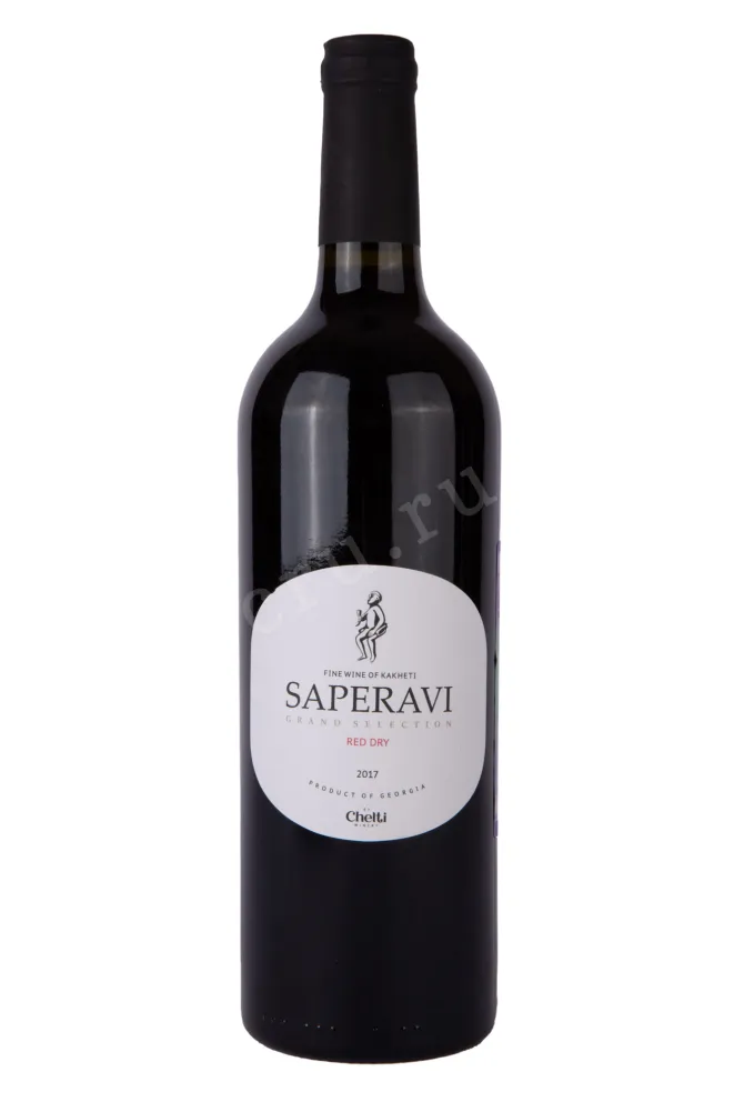 Вино Saperavi Grand Selection Red Dry 2017 0.75 л