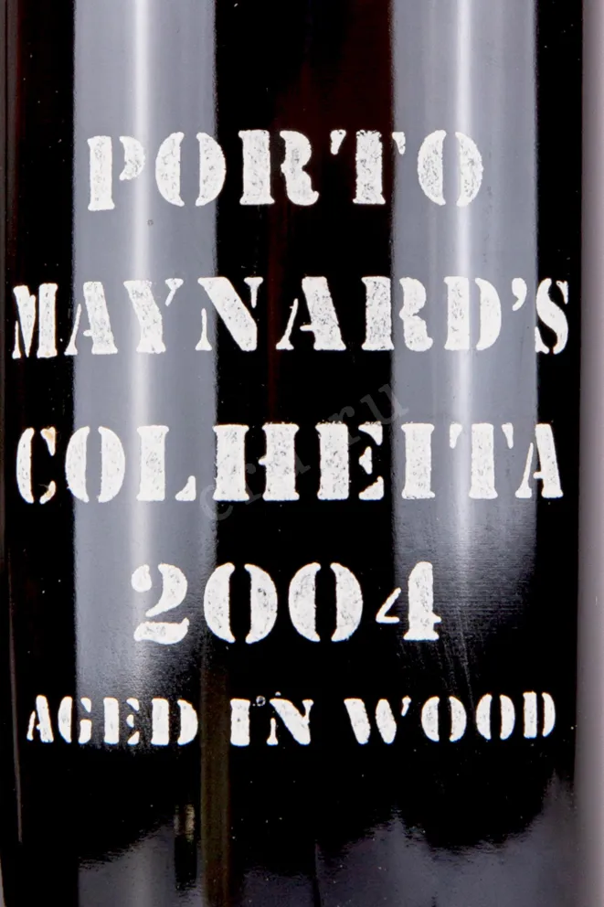 Этикетка Maynards Colheita Porto 2004 wooden box 2004 0.75 л