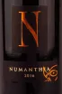 Этикетка Numanthia Toro 2016 0.75 л