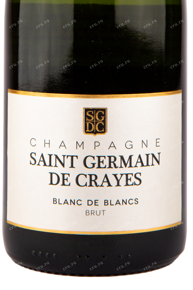 Этикетка игристого вина Saint Germain de Crayes Blanc de Blancs 0.75 л