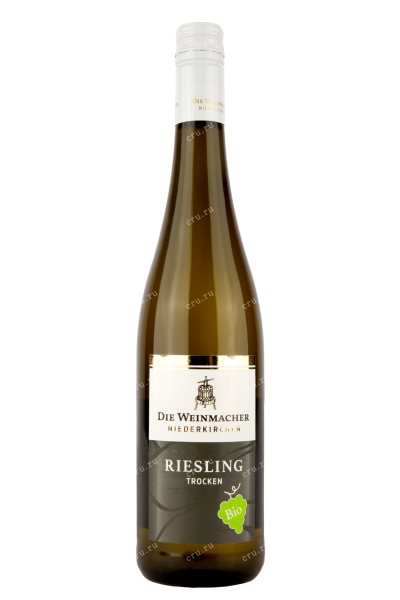Вино Die Weinmacher Bio Riesling Trocken Qualitatswein 2019 0.75 л