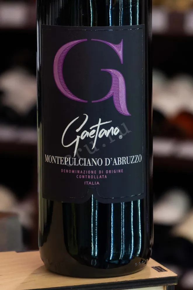 В магазине Крю Профи Gaetano Montepulciano d'Abruzzo 2024 0.75 л
