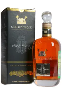 Ром Old St. Croix Family Reserve in gift box  0.7 л